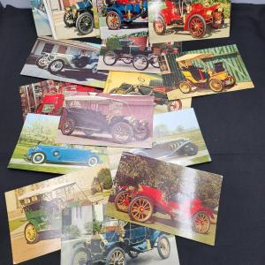 Photo of 55 Vintage Antique Car Model Post Cards Unused