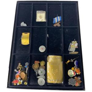 Photo of Vintage Collection US Military Historic Pins, Insignia and More