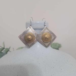 Photo of Costume Jewelry - gold and silver earrings