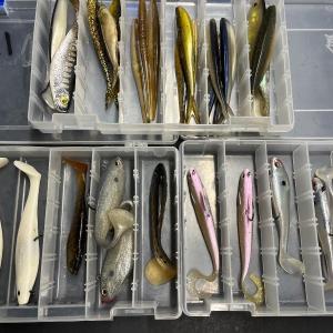 Photo of LOT 123B: Assorted Fishing Lures - Soft Baits - Some Rigged