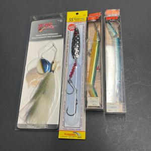 Photo of LOT 127B: Assorted New in Package Fishing Lures - Rapala and More