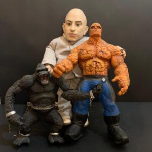 Photo of LOT 102: Austin Powers Mini Me Talking Doll, The Thing Action Figure & King Kong