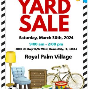 Photo of Big Yard Sale at Royal Palm Village Community