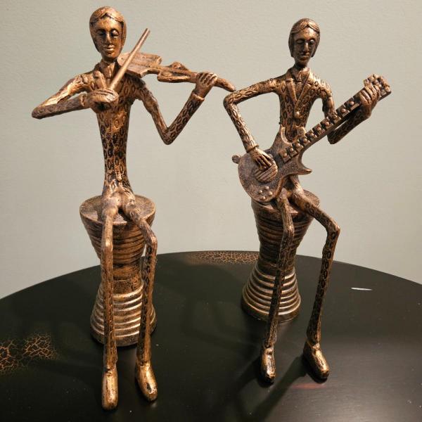 Photo of Bronze Music Men Statues (BLR-DW)
