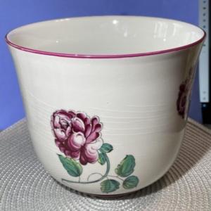 Photo of Vintage Tiffany & Co. Strasbourg Flowers Portugal Cache Pot 6.5" Tall in Good Pr