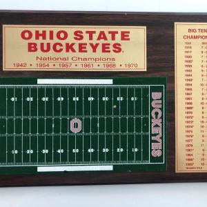 Photo of Football Ohio State Buckeyes National 
Champions Plaque