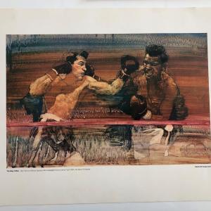 Photo of The Way It Was Art Series. Ray Robinson - Rocky Graziano Middleweight Championsh