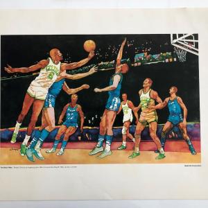 Photo of The Way It Was Art Series. Boston Celtics - Los Angeles Lakers NBA Championship 