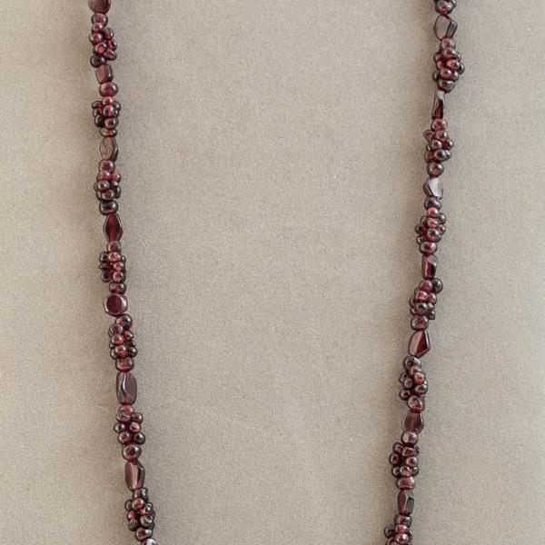 Photo of Garnet nugget necklace