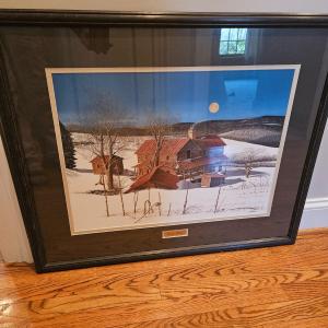 Photo of "Ray's Moon" by Bob Timberlake, Signed Lithograph (L-DW)