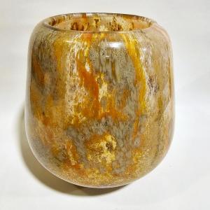Photo of Mid Century Modern Gold Flecked Toso Style Submerso Vase