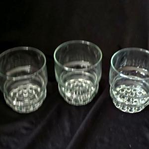 Photo of Set of Three Crystal Highball Glasses