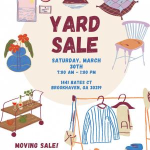 Photo of Moving sale! THIS SATURDAY - ITP (BROOKHAVEN, GA)