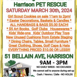 Photo of HUGE multi-family Yard Sale fundraiser for Pet Rescue animal shelter