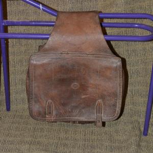 Photo of Very Vintage Wm. H. Kenney Rocky Mountain Saddlebags AS IS