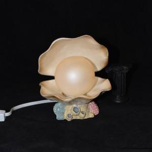 Photo of Very Cool Pearl in Shell Night Light 7"x6"