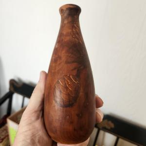Photo of Vintage Small Turned Vessel vase