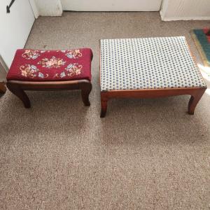 Photo of Two Footstools Ottoman