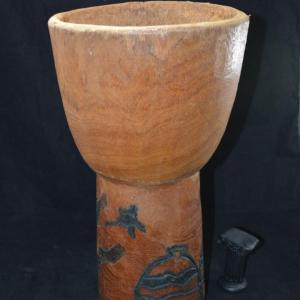 Photo of Vintage Djembe Drum Shell, Africa