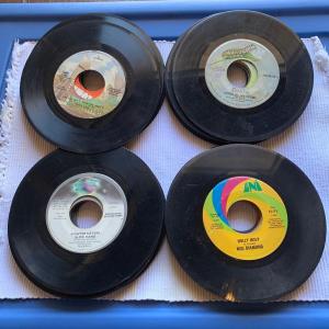 Photo of Lot 510: Record Collection: 45s: The Beatles, Journey, Michael Jackson, James Ta