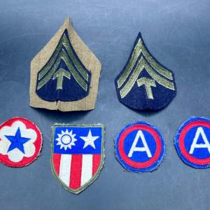 Photo of US Army WWII Patch Lot