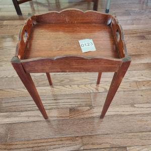 Photo of Vintage Small Solid Wood Side table 11x9x18