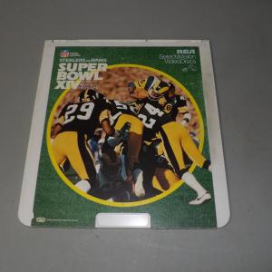 Photo of Superbowl XIV Steelers vs Rams laserdisc