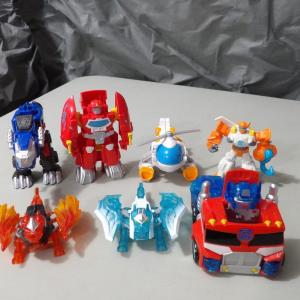 Photo of 7 Transformer Figures