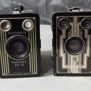 Photo of 2 Antique Kodak Brownie Cameras