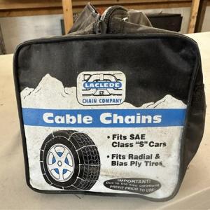 Photo of 255 Laclede Cable Chains ~ Snow Tire Chains ~ Class "S" Cars in Case