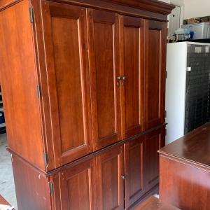 Photo of Desk cabinet with lots of storage, 2 pieces for moving