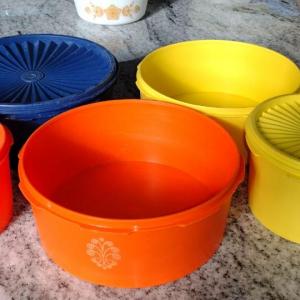 Photo of Colored Tupperware