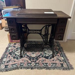 Photo of Antique Singer sewing machine