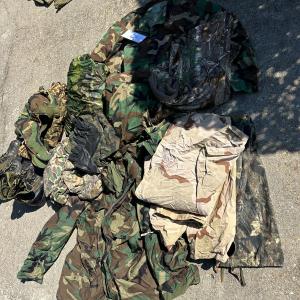 Photo of Large lot of Vintage Military and hunting Camo