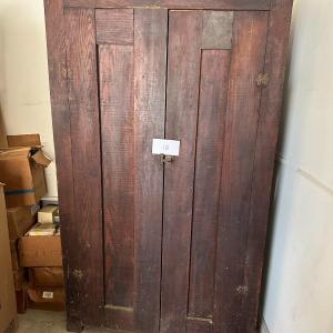Photo of Antique Primitive 2 Door Cabinet