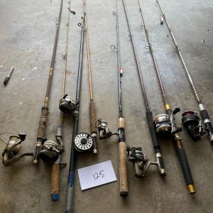 Photo of Lot of Vintage Fishing poles and Fly Rods