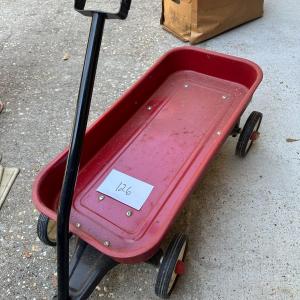 Photo of Small Radio Flyer Red Wagon