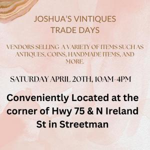 Photo of First Joshua’s Vintiques Trade Days