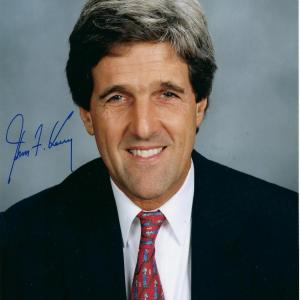 Photo of Gov. John Kerry signed photo