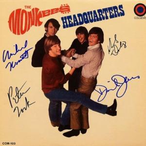Photo of The Monkees signed Headquarters album