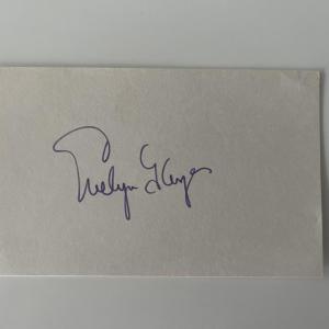 Photo of Evelyn Keyes original signature