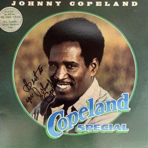 Photo of Johnny Copeland signed Copeland Special album