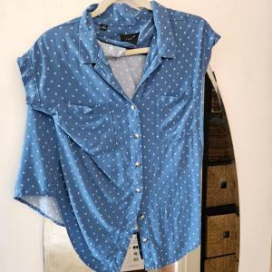 Photo of Women's Blue Button Up