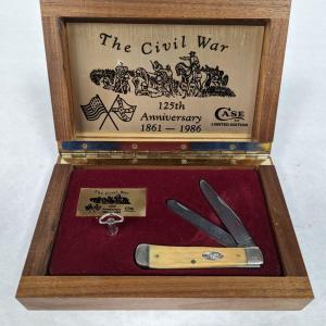 Photo of Civil War 125th Anniversary Case Limited Edition Folding Knife Music Box