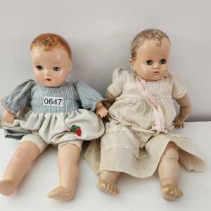 Photo of Two Vintage Dolls 14-15" Ideal Doll PB-25