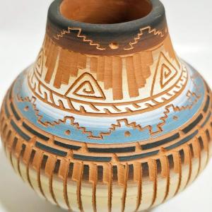 Photo of Southwest Native American Pottery, Etchware of significant size handcrafted and 