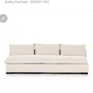 Photo of Four Hands Grant Armless Sofa 94 inches 