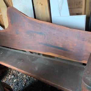 Photo of HUGE Hand Crafted Wood Bench