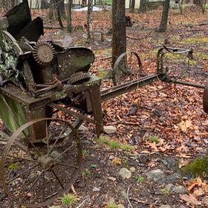 Photo of Antique Papec Machine Co. Ensilage Cutter Farm Implement Shortsville N.Y.