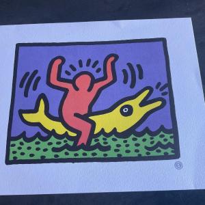 Photo of Keith Haring Lithograph